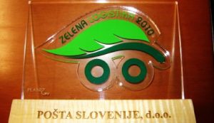Premiul Zelena Logistika 2010, atribuit Postei Slovene de catre firma Planet GV