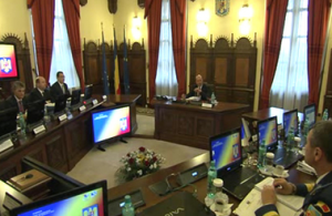 Ședință CSAT, convocată de președintele Traian Băsescu. (foto: mediafax)