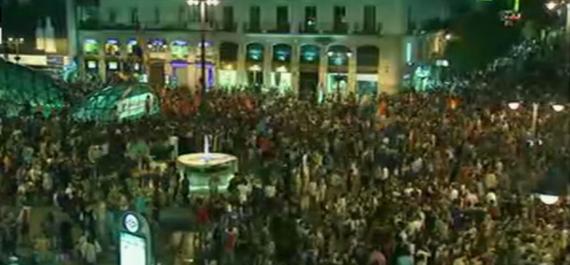 Manifestatii de amploare in Spania