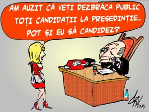 De ce candidează Elena Udrea ?