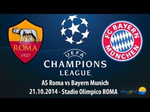Champions League. AS Roma – Bayern