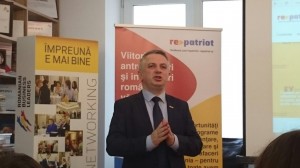 Re>patriot - Program de repatriere a românilor stabiliţi peste hotare. In imagine, Marius Bostan